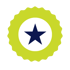 Medal Lime - Navy